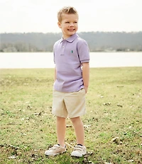 Polo Ralph Lauren Big Boys Short-Sleeve Classic-Fit Mesh Polo Shirt