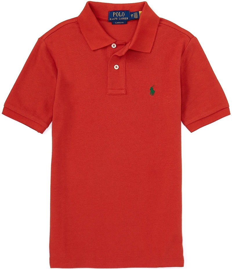 Polo Ralph Lauren Big Boys Short Sleeve Iconic Mesh Polo Shirt