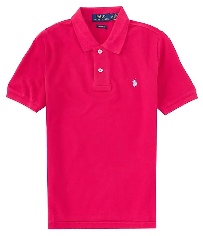 Polo Ralph Lauren Big Boys Short Sleeve Iconic Solid Mesh Polo Shirt