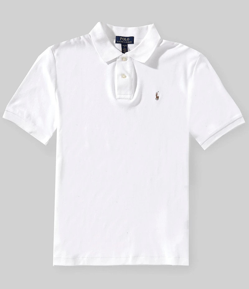 Polo Ralph Lauren Big Boys Short Sleeve Interlock Polo Shirt