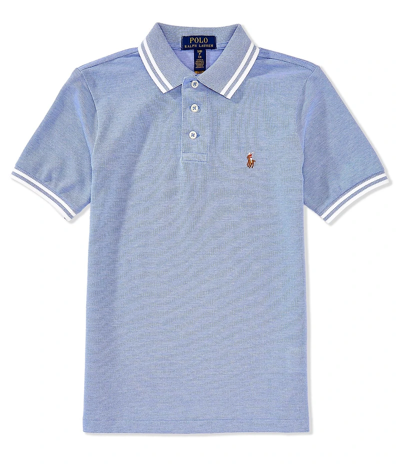 Polo Ralph Lauren Big Boys Short-Sleeve Oxford Mesh Polo Shirt