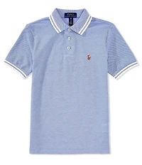 Polo Ralph Lauren Big Boys Short-Sleeve Oxford Mesh Polo Shirt