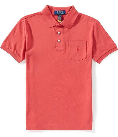Polo Ralph Lauren Big Boys Short Sleeve Pocket Jersey Polo Shirt