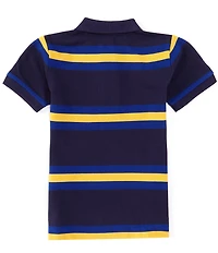 Polo Ralph Lauren Big Boys 8-20 Short Sleeve Striped Mesh Polo Shirt