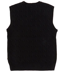 Polo Ralph Lauren Big Boys Sleeveless Cable-Knit Sweater Vest