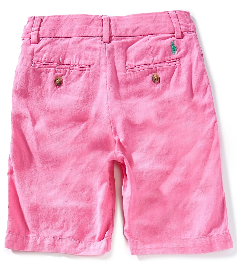 Polo Ralph Lauren Big Boys 8-20 Straight Fit Linen-Blend Shorts