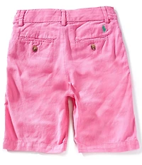 Polo Ralph Lauren Big Boys 8-20 Straight Fit Linen-Blend Shorts