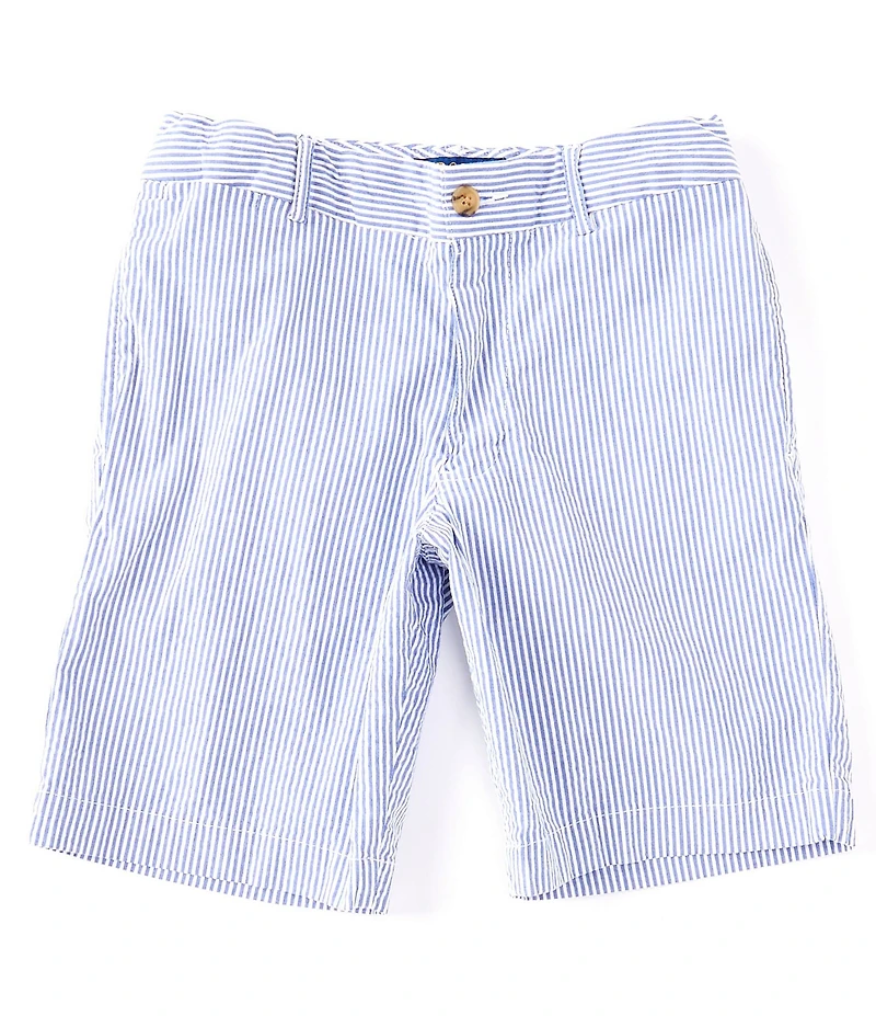 Polo Ralph Lauren Big Boys Striped Stretch Seersucker Shorts