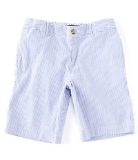Polo Ralph Lauren Big Boys Striped Stretch Seersucker Shorts