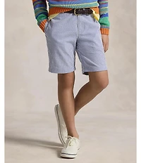 Polo Ralph Lauren Big Boys Striped Stretch Seersucker Shorts
