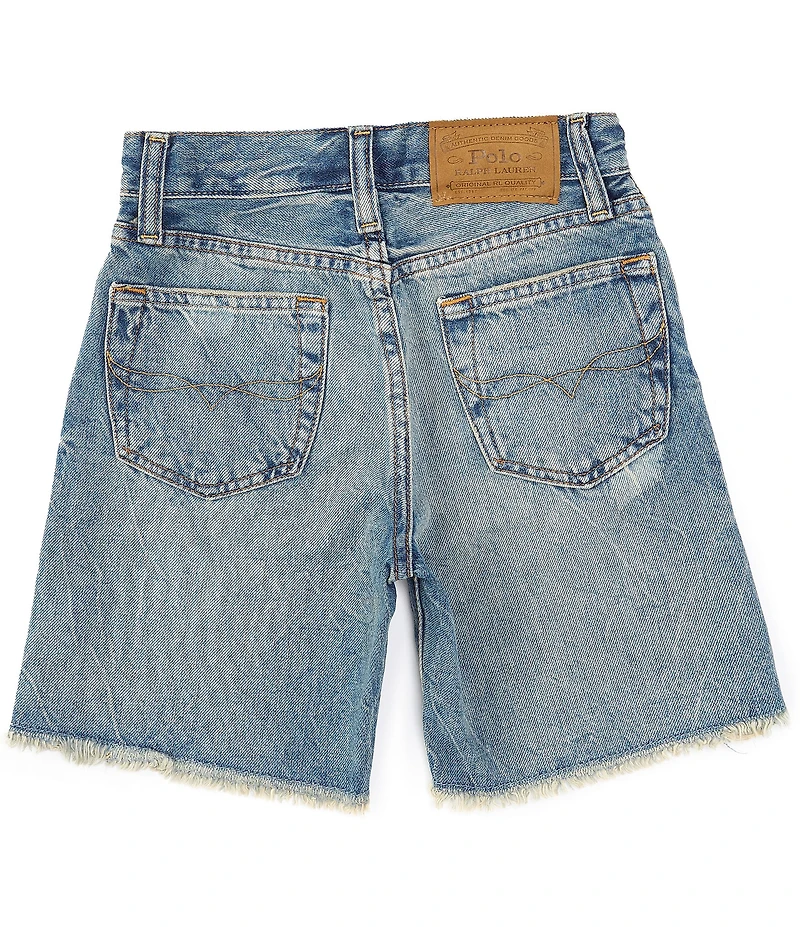 Polo Ralph Lauren Big Boys Sullivan Slim Fit Raw Hem Cut-Off Denim Shorts