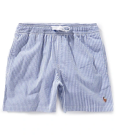 Polo Ralph Lauren Big Boys Traveler Seersucker Swim Trunks