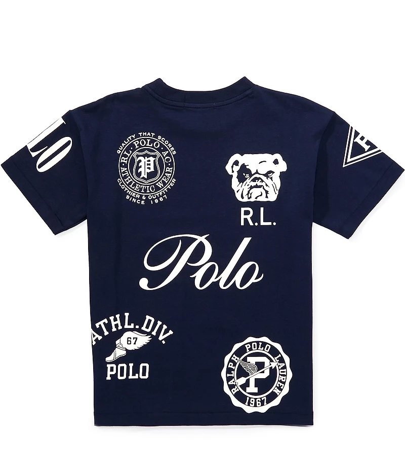Polo Ralph Lauren Big Boys Oversized Fit Graphic Logo T-Shirt