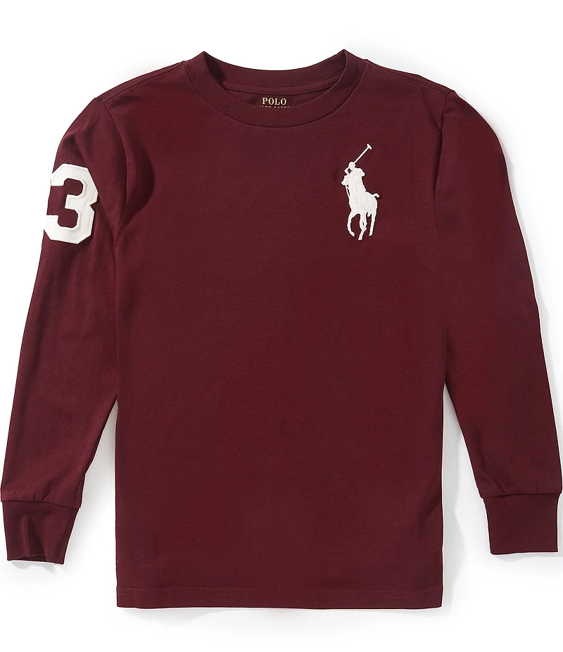 Polo Ralph Lauren Big Boys Long Sleeve Big Pony T-Shirt