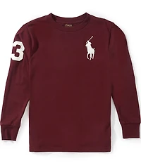 Polo Ralph Lauren Big Boys Long Sleeve Big Pony T-Shirt