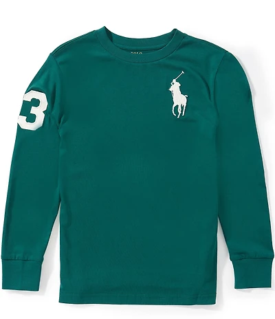 Polo Ralph Lauren Big Boys Long Sleeve Big Pony T-Shirt