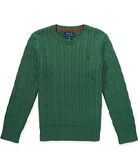 Polo Ralph Lauren Big Boys Long Sleeve Cable Knit Sweater