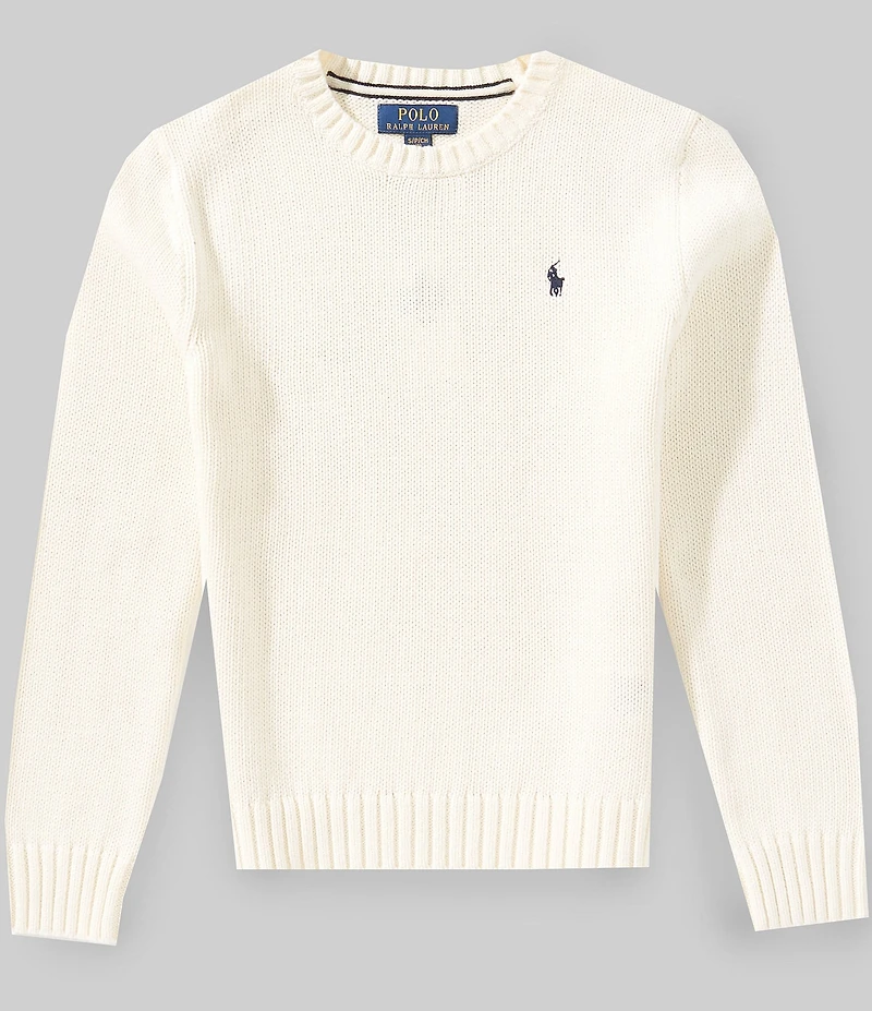 Polo Ralph Lauren Big Boys Long Sleeve Chunky Knit Sweater