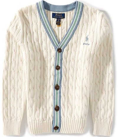 Polo Ralph Lauren Big Boys Long-Sleeve Cricket Cardigan