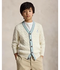 Polo Ralph Lauren Big Boys Long-Sleeve Cricket Cardigan