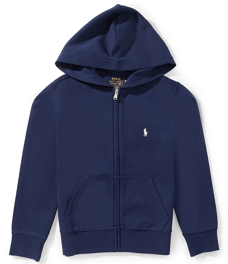 Polo Ralph Lauren Big Boys Long Sleeve Double Knit Hoodie Jacket