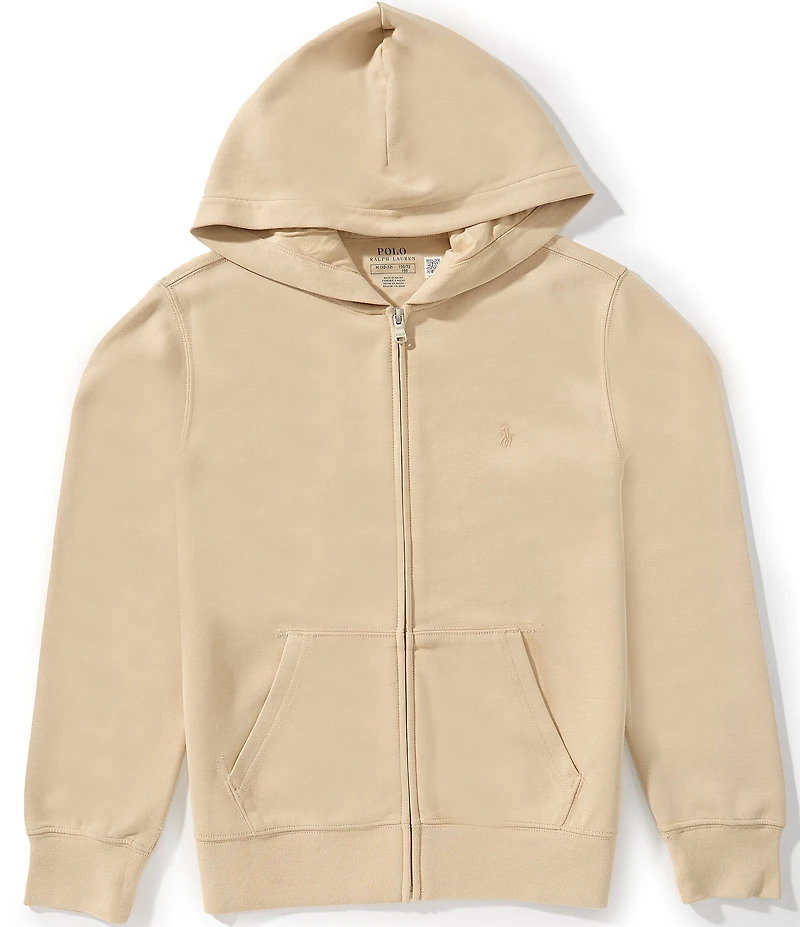 Polo Ralph Lauren Big Boys Long Sleeve Double Knit Hoodie Jacket
