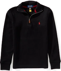 Polo Ralph Lauren Big Boys Long-Sleeve Estate-Rib Quarter-Zip Pullover