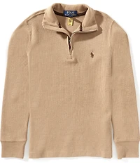 Polo Ralph Lauren Big Boys Long-Sleeve Estate-Rib Quarter-Zip Pullover