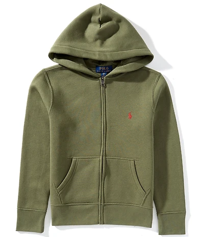 Polo Ralph Lauren Big Boys Long-Sleeve Full-Zip Fleece Hooded Jacket