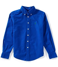 Polo Ralph Lauren Big Boys Long-Sleeve Garment-Dyed Oxford Shirt