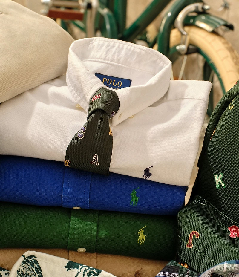 Polo Ralph Lauren Big Boys Long-Sleeve Garment-Dyed Oxford Shirt