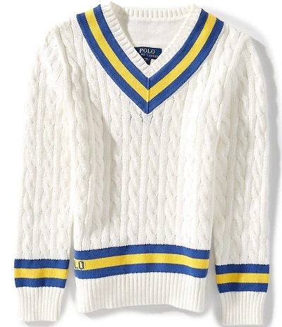 Polo Ralph Lauren Big Boys Long-Sleeve Iconic Cricket Sweater