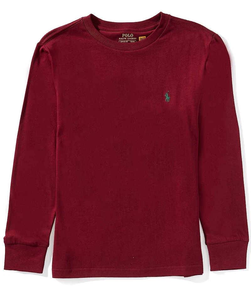 Polo Ralph Lauren Big Boys Long-Sleeve Jersey T-Shirt
