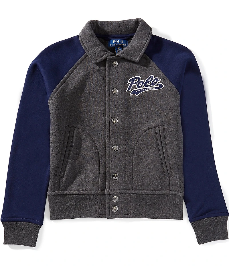 Polo Ralph Lauren Big Boys Long-Sleeve Logo Fleece Jacket