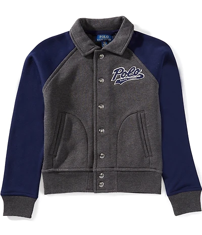 Polo Ralph Lauren Big Boys Long-Sleeve Logo Fleece Jacket