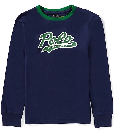 Polo Ralph Lauren Big Boys Long-Sleeve Logo Jersey T-Shirt