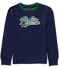 Polo Ralph Lauren Big Boys Long-Sleeve Logo Jersey T-Shirt