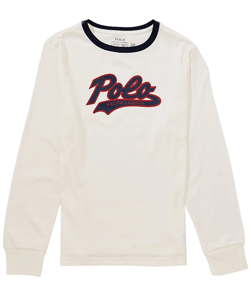 Polo Ralph Lauren Big Boys Long-Sleeve Logo Jersey T-Shirt