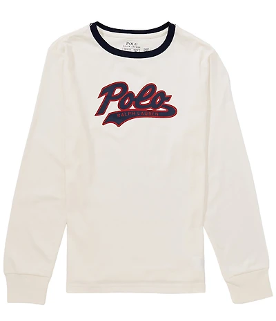 Polo Ralph Lauren Big Boys Long-Sleeve Logo Jersey T-Shirt
