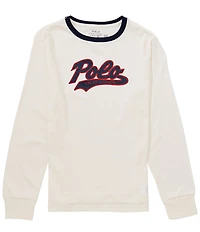 Polo Ralph Lauren Big Boys Long-Sleeve Logo Jersey T-Shirt