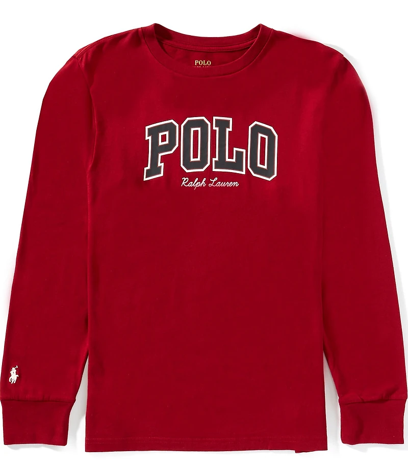 Polo Ralph Lauren Big Boys Long-Sleeve Logo Jersey T-Shirt