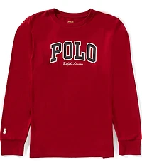 Polo Ralph Lauren Big Boys Long-Sleeve Logo Jersey T-Shirt