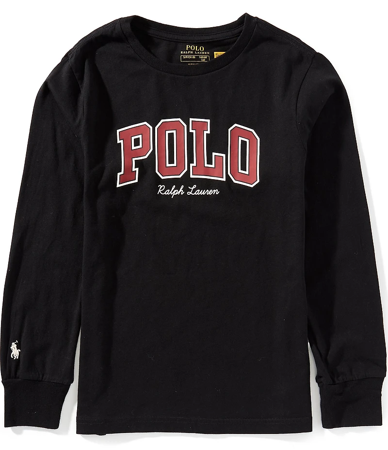 Polo Ralph Lauren Big Boys Long-Sleeve Logo Jersey T-Shirt