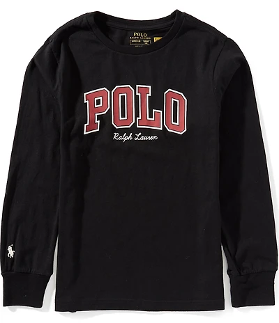Polo Ralph Lauren Big Boys Long-Sleeve Logo Jersey T-Shirt