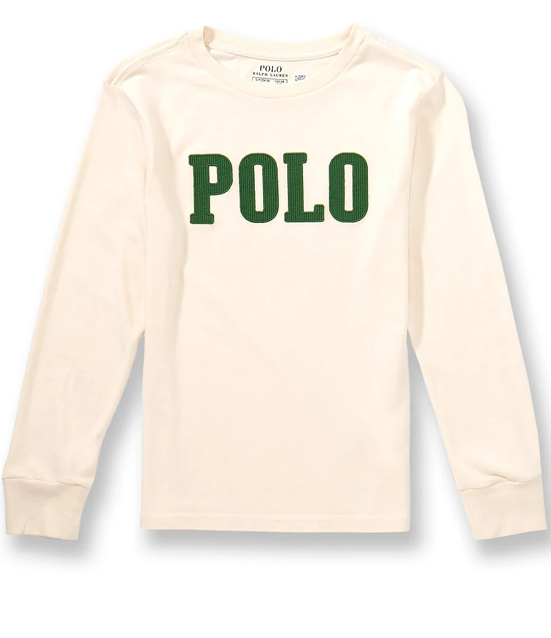 Polo Ralph Lauren Big Boys Long Sleeve Logo T-Shirt