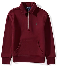 Polo Ralph Lauren Big Boys Long-Sleeve Quarter-Zip Fleece Pullover