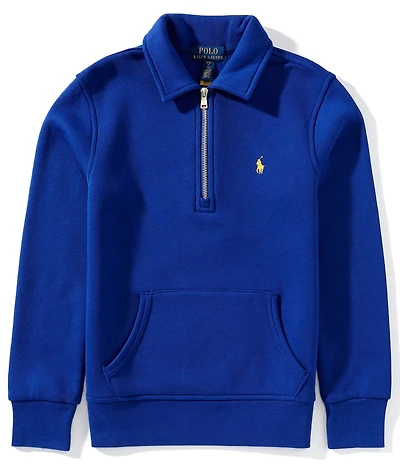 Polo Ralph Lauren Big Boys Long-Sleeve Quarter-Zip Fleece Pullover