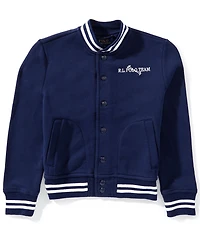 Polo Ralph Lauren Big Boys Long-Sleeve Triple-Pony Fleece Baseball Jacket