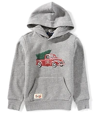 Polo Ralph Lauren Big Boys Long-Sleeve Truck-Print Fleece Hoodie