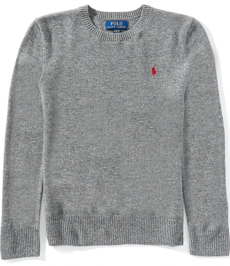 Polo Ralph Lauren Big Boys Long-Sleeve Wool Sweater